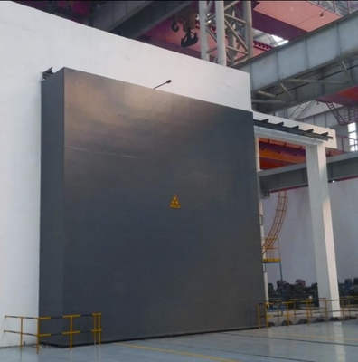 Porta de proteção contra radiação de estrutura de aço acabamento com revestimento em pó ou aço inoxidável altura personalizável altura conforme necessário