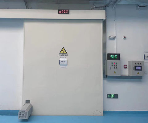 Porta de Proteção contra Radiação com Vedação de Neoprene ou Silicone com Acabamento em Pintura Eletrostática ou Aço Inoxidável e Altura de 1700mm-2300mm