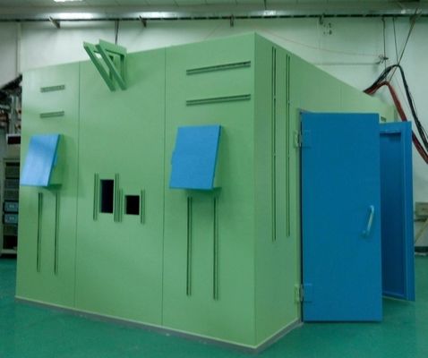 Armazém de blindagem de feixe síncrono com estrutura de montagem modular de blindagem de raios físicos de alta energia e limiar desmontável