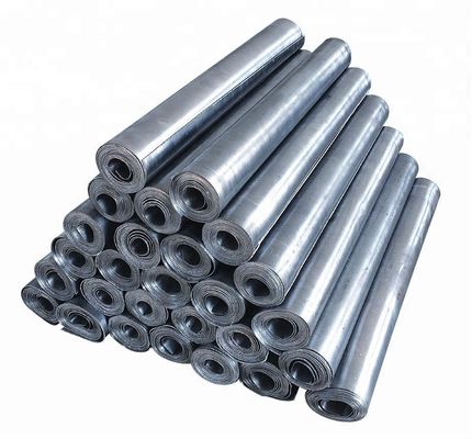 Folha de chumbo laminada protetora resistente à erosão com 99,99% de pureza e tamanhos personalizáveis para proteção contra radiações